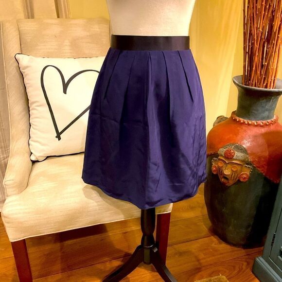 J.Crew 100% silk skirt 💙 - Picture 1 of 3